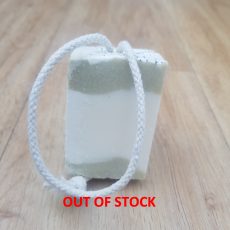 Mint soap on a rope out of stock