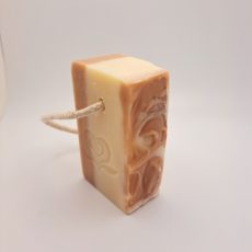 Geranium soap on a roap